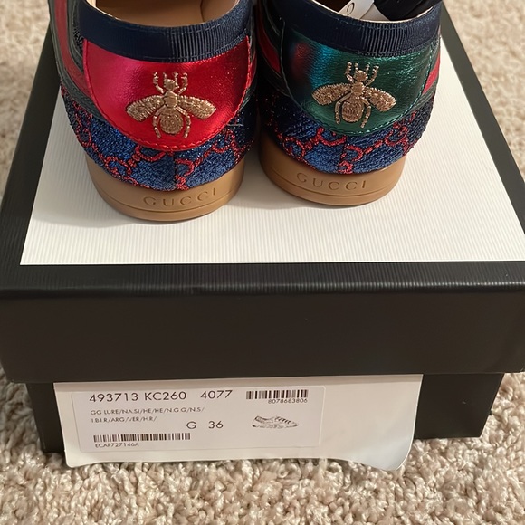 Gucci Falacer sneaker authentic — only worn 3 times. Awesome statement pieces! - Picture 3 of 4